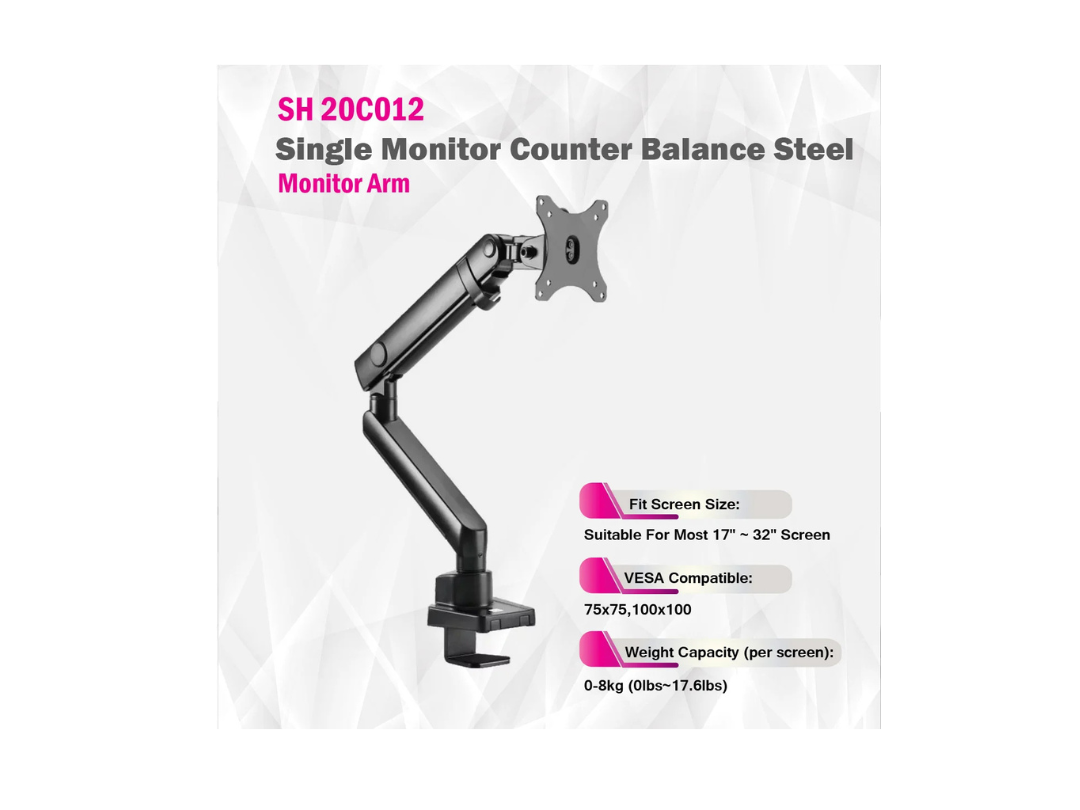 Buy Skill Tech SH20-C012 Single Monitor Arm in Qatar Buy Skill Tech SH20-C012 Single Monitor Arm in Qatar